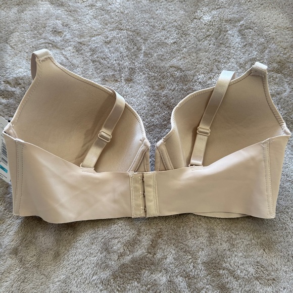 NEW Rene Rofe Cream Full-Coverage Bra with Wide Straps Size 38C - Picture 2 of 3